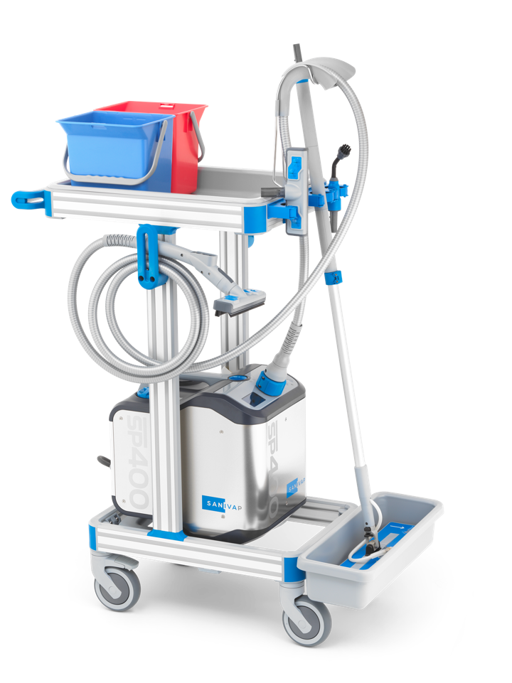 Chariot de bionettoyage vapeur SANIVAP SP400